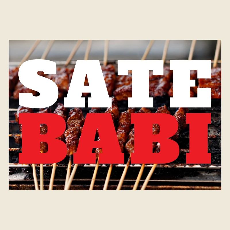 INDONET Sate Babi Druck