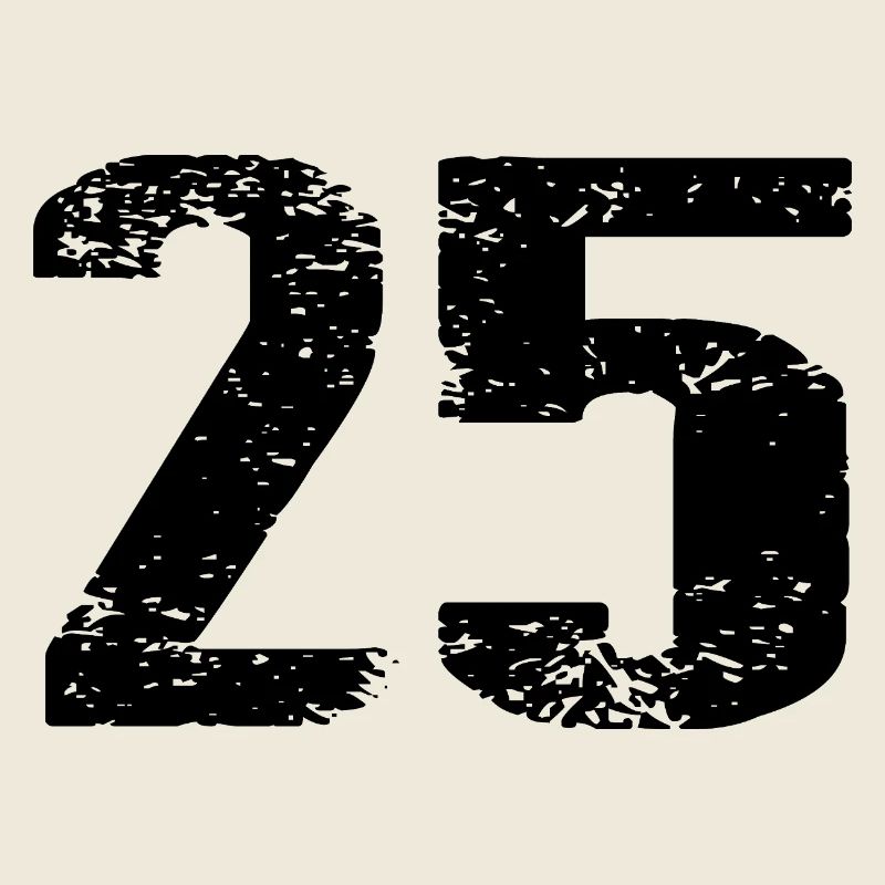 Maillot à 25 numéros