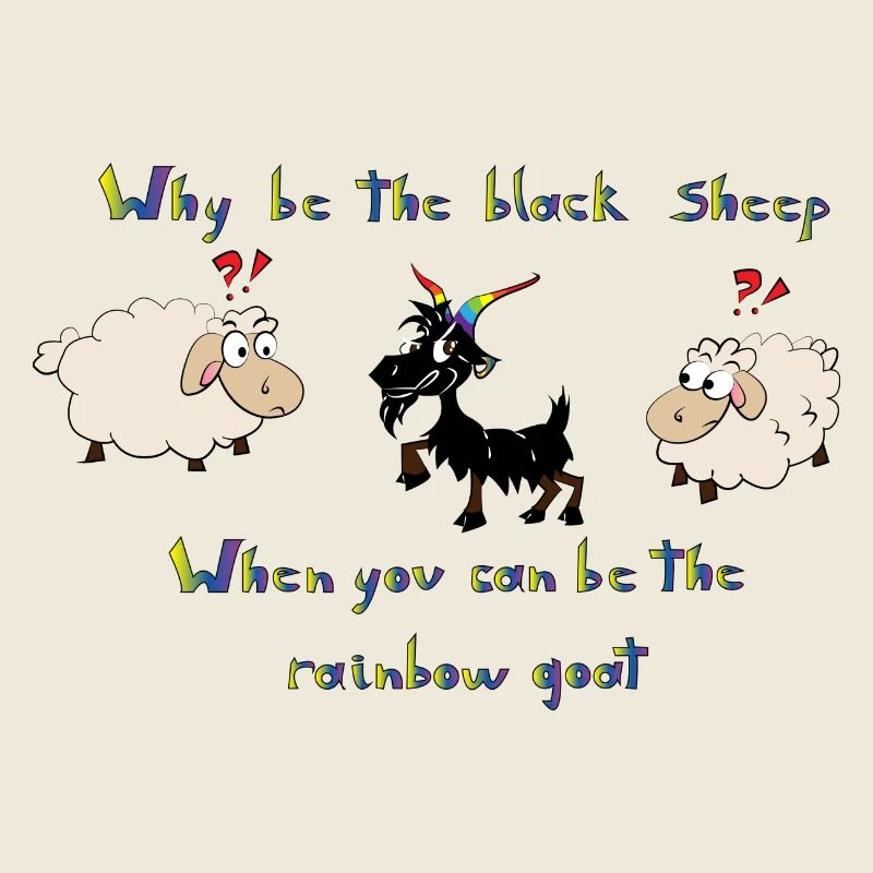 Rainbow goat