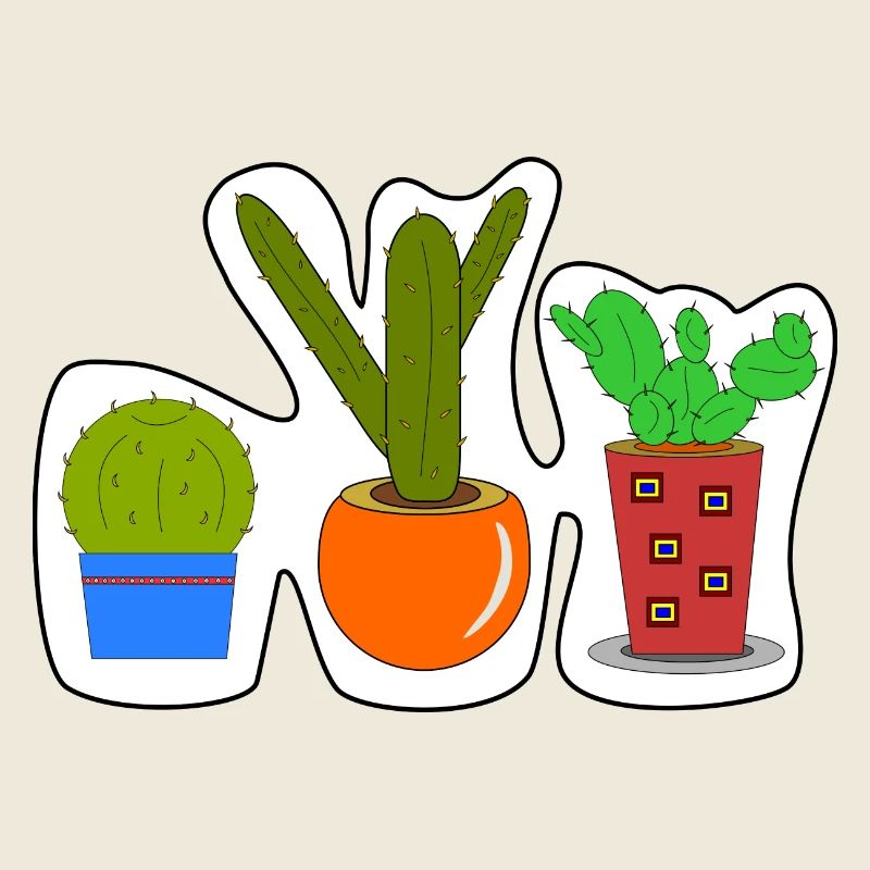 Sticker Cacti