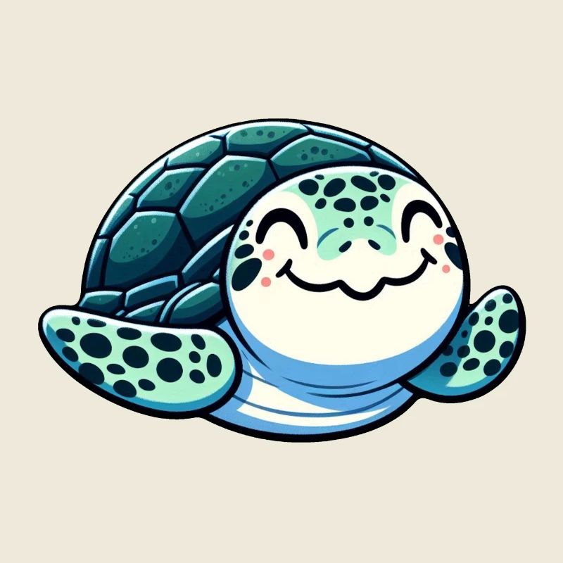 Charming Sea Turtle
