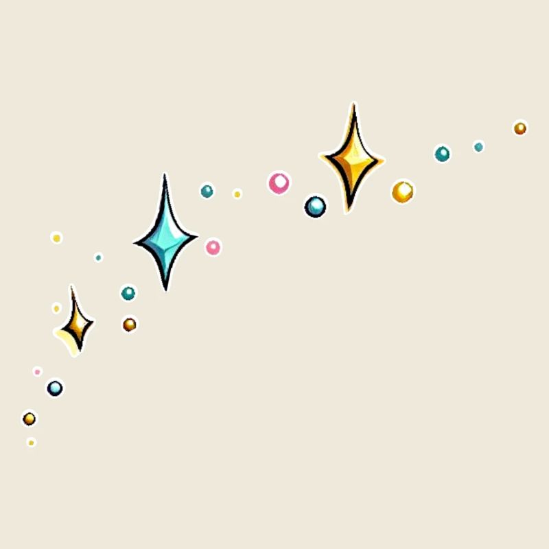 Glitzer Glitzersterne bunt