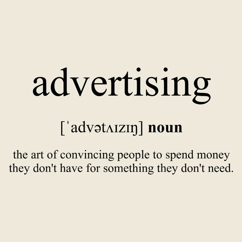Advertising | Werbung Definition Dictionary