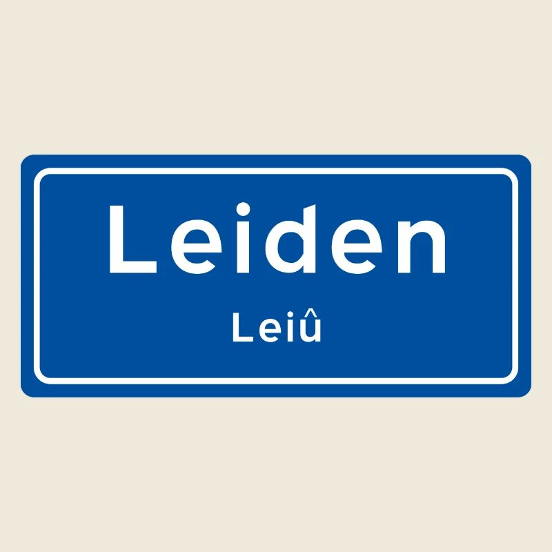 Leiden Ortsschild