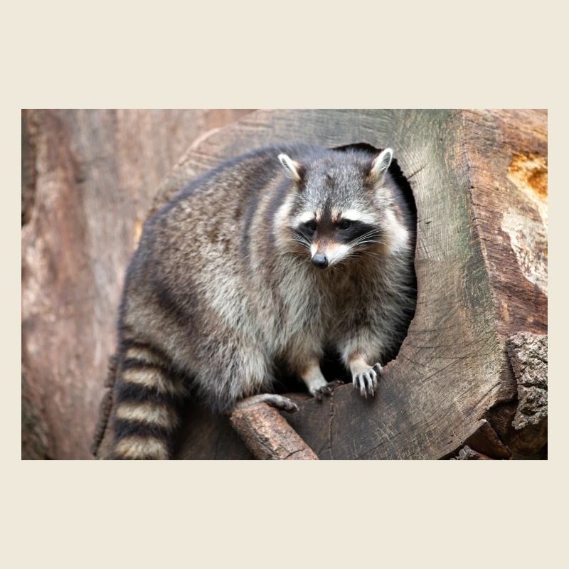 North American racoon (in german Waschbär)