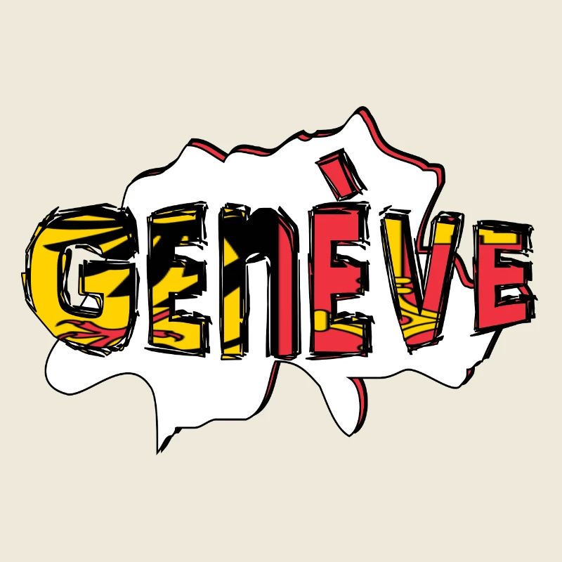 T shirt Genève Blason