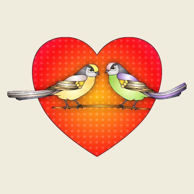 Bunte Vögel