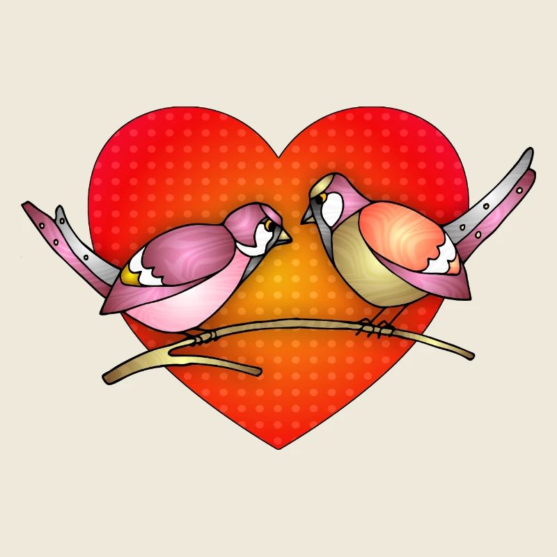 Bunte Vögel