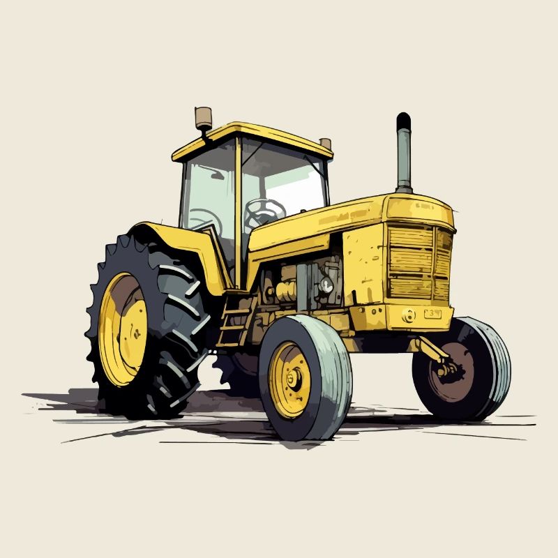 Gelber Traktor Nr. 2