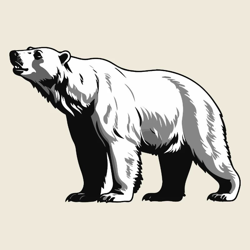 Polar Bear - Cute Zoo Sticker