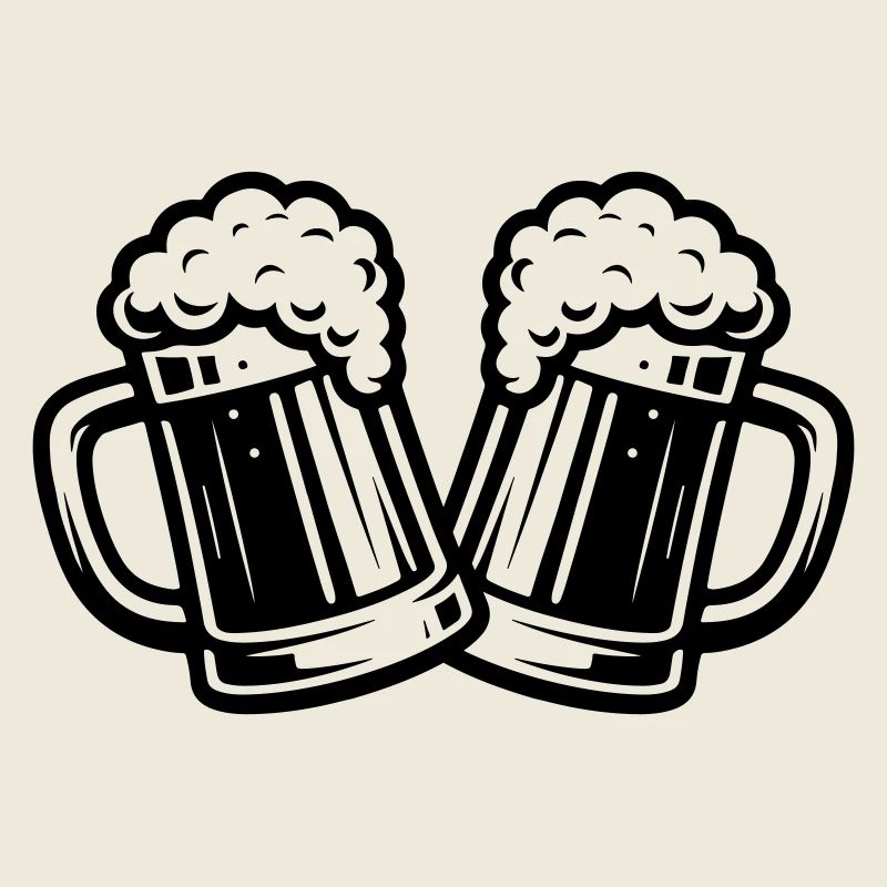 Chope à bière Toast à la bière