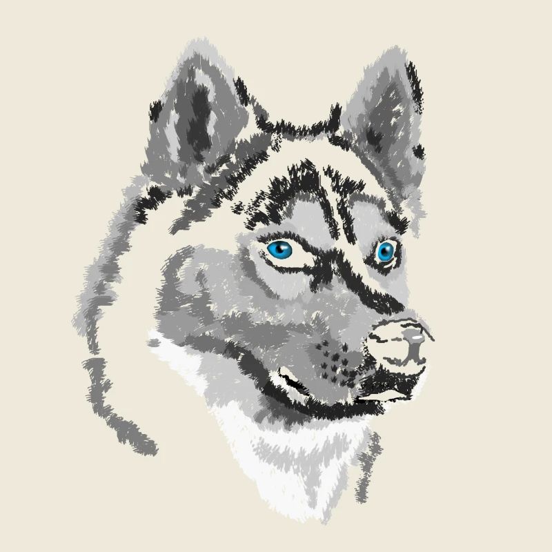 Schlittenhund