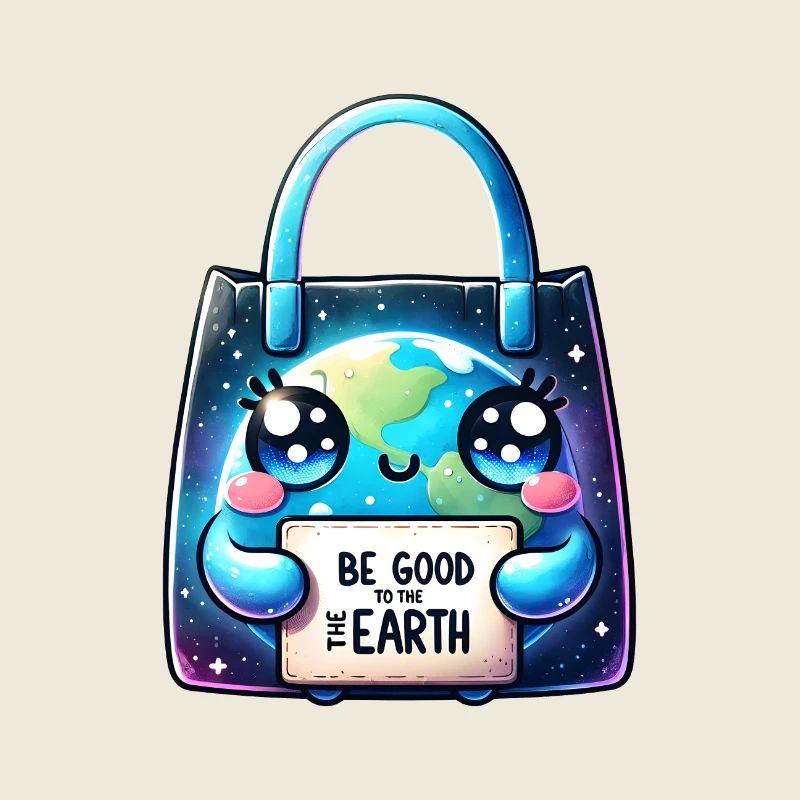 Be Good To The Earth Wiederverwendbare Tragetasche Tag der Erde
