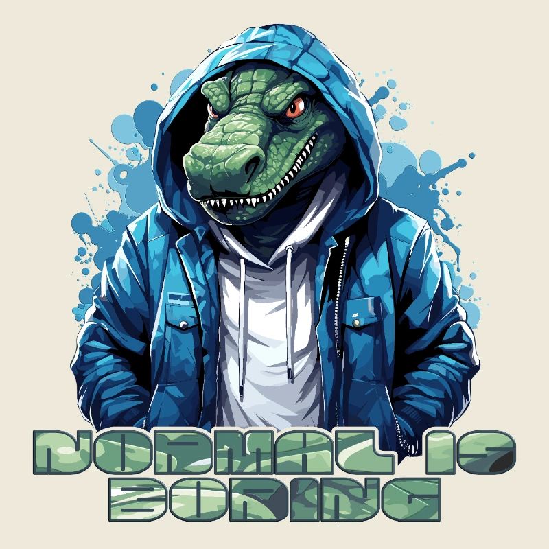 Krokodil Aligator - normal is boring