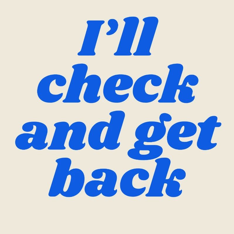 I'll check and get back