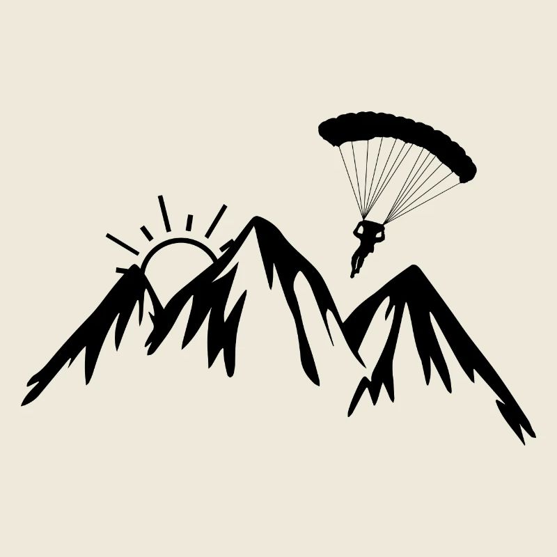 Paragliding extreme sport paraglider
