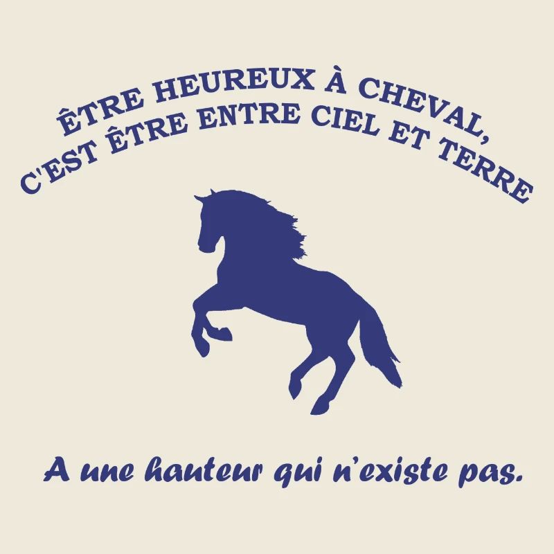 Heureux à cheval cavalier équitation