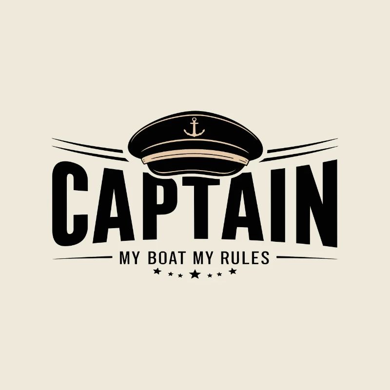 Captain Captain - My Boat My Rules Quote