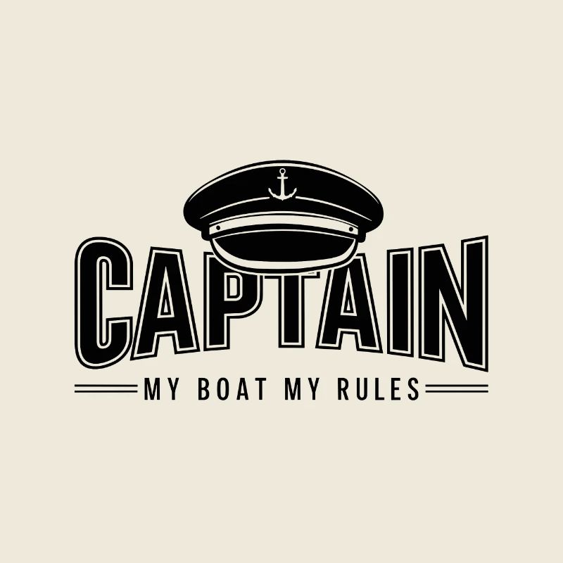 Captain Captain - My Boat My Rules Quote
