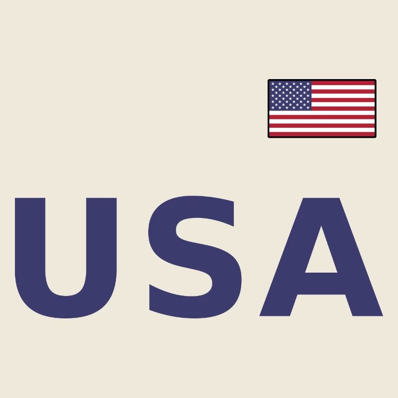 ÉQUIPE Bannière du drapeau américain des États-Unis sur la police