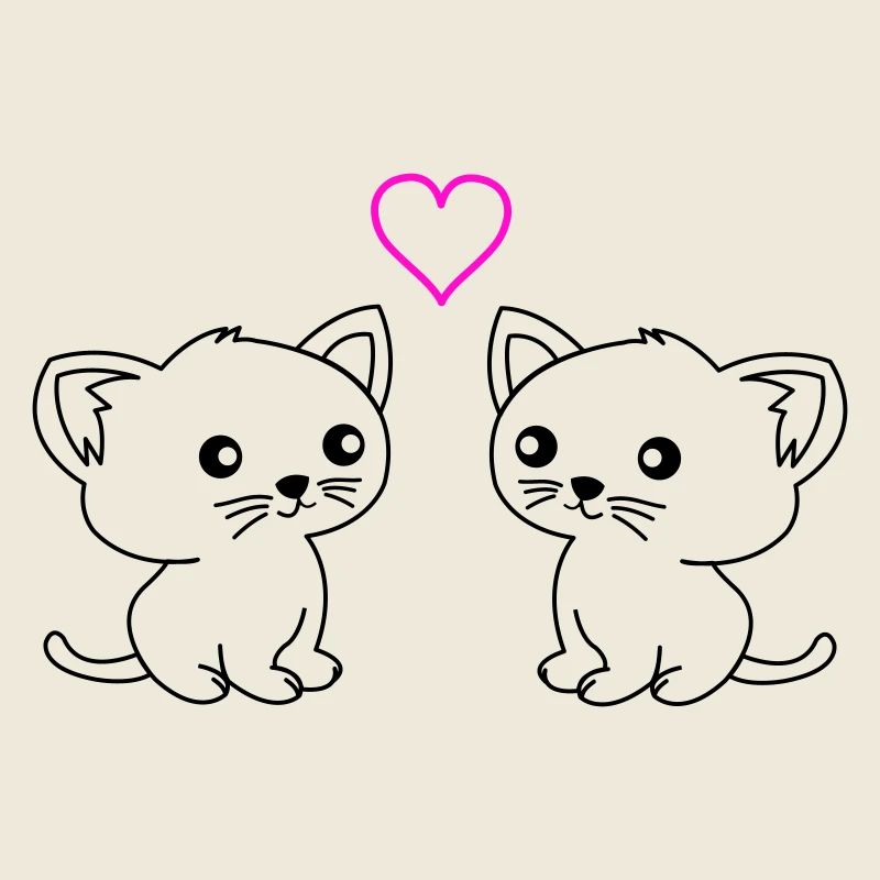 süße katzen love