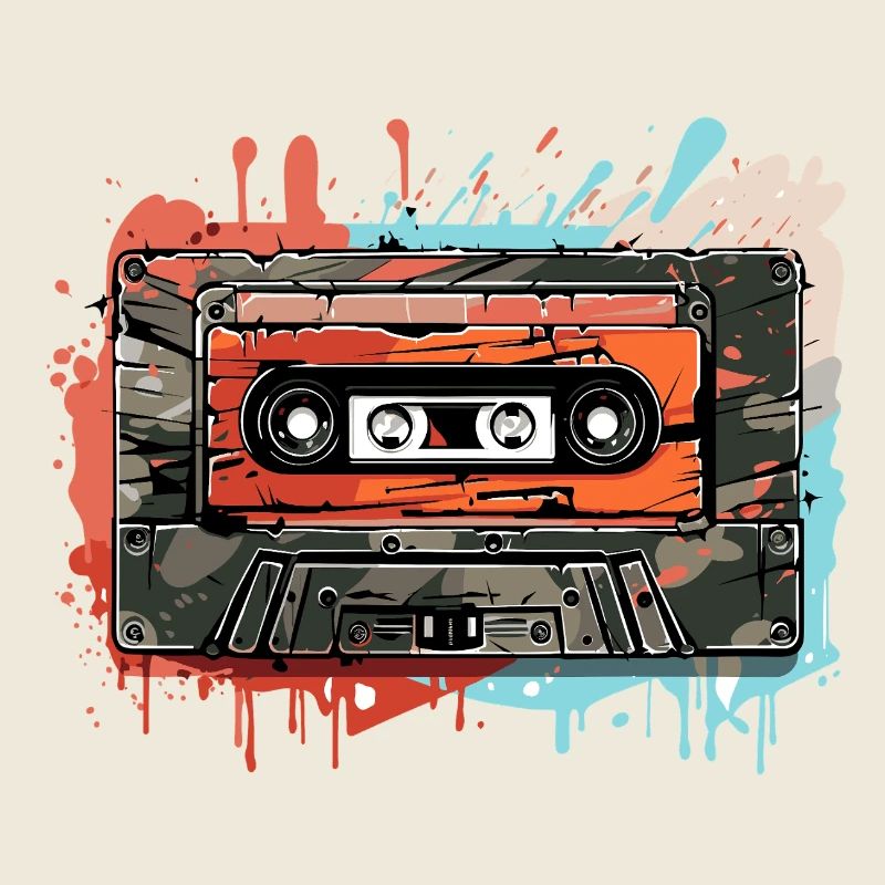 Cassette retro classic tape cassette