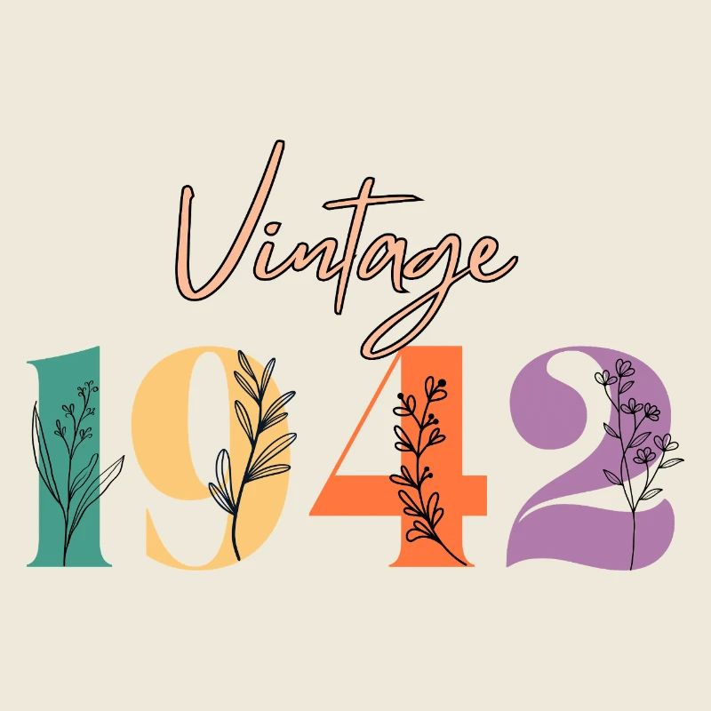 Vintage 1942 florale