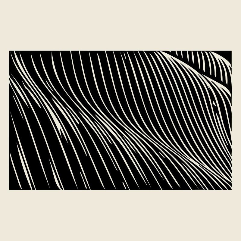 Zebra Wellen Linien