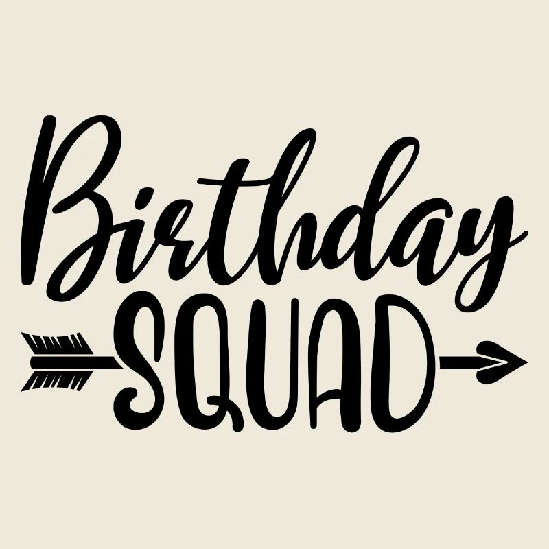 Birthday Squad Matching Gruppe Geburtstagsfeier Geschenk