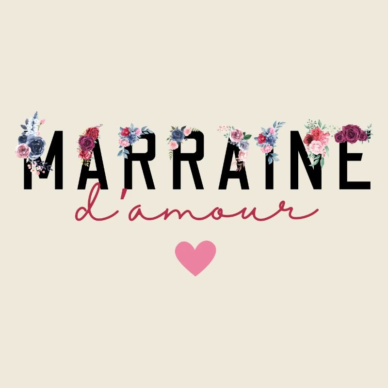 Marraine d’amour fleurs- idée cadeau marraine