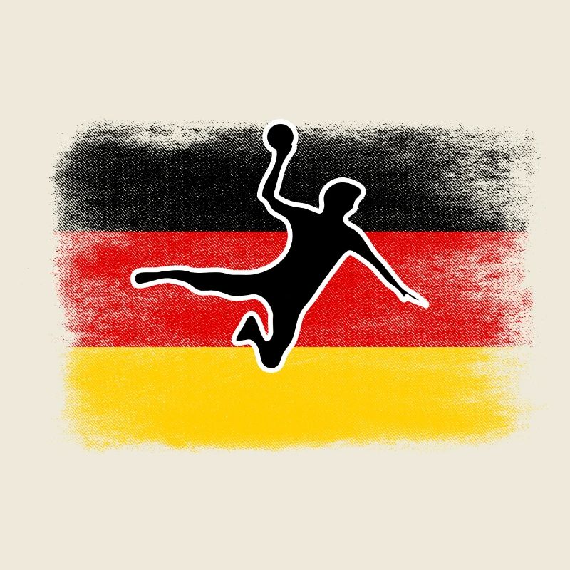Handball Allemagne Lancer Sauté