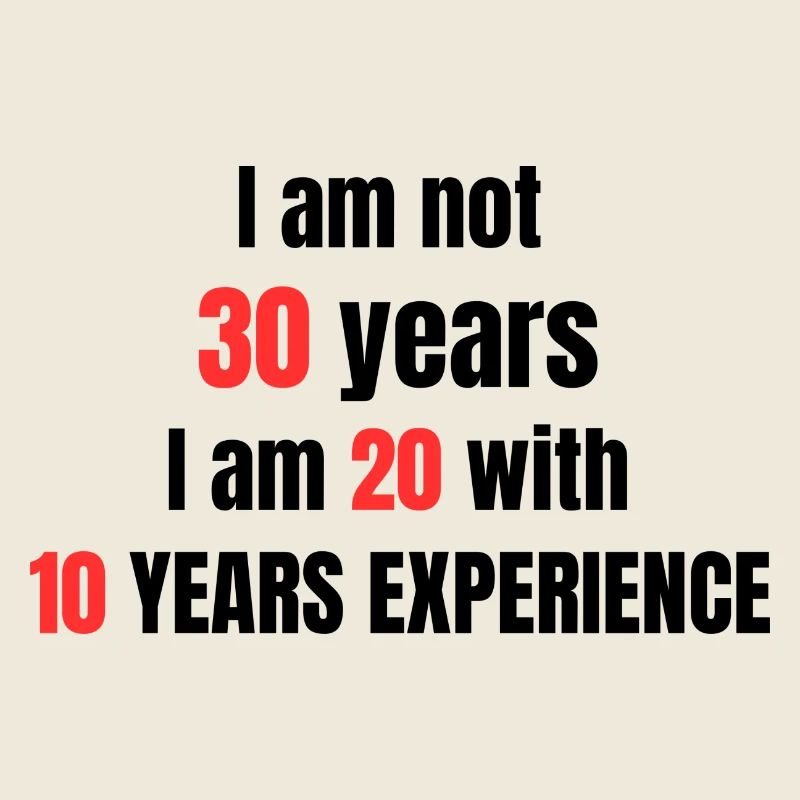 Ich bin keine 30 Jahre alt