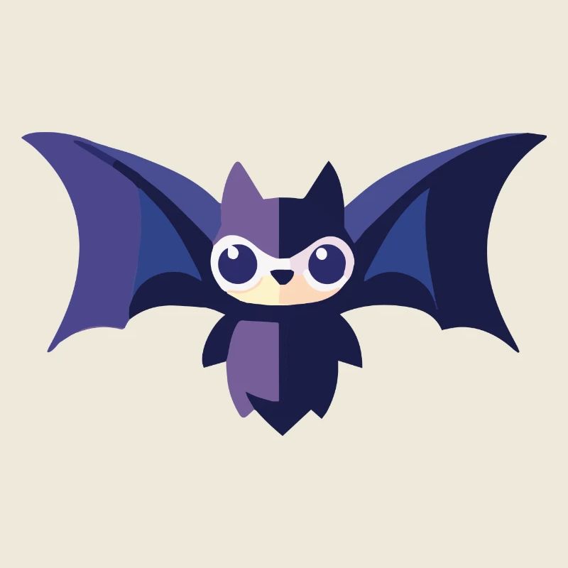 Bat with a face