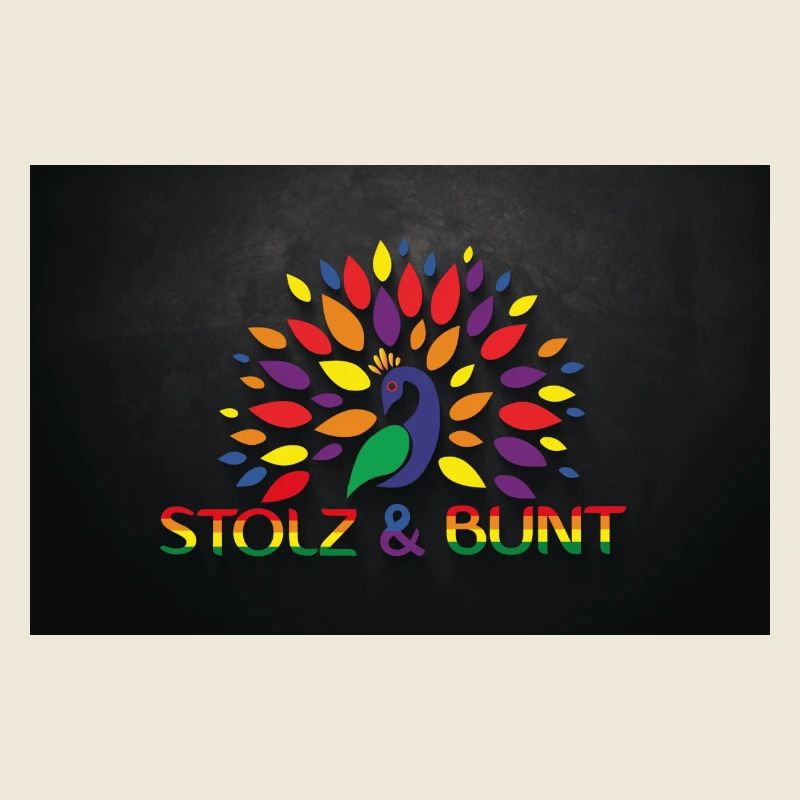 Pfau - stolz und bunt