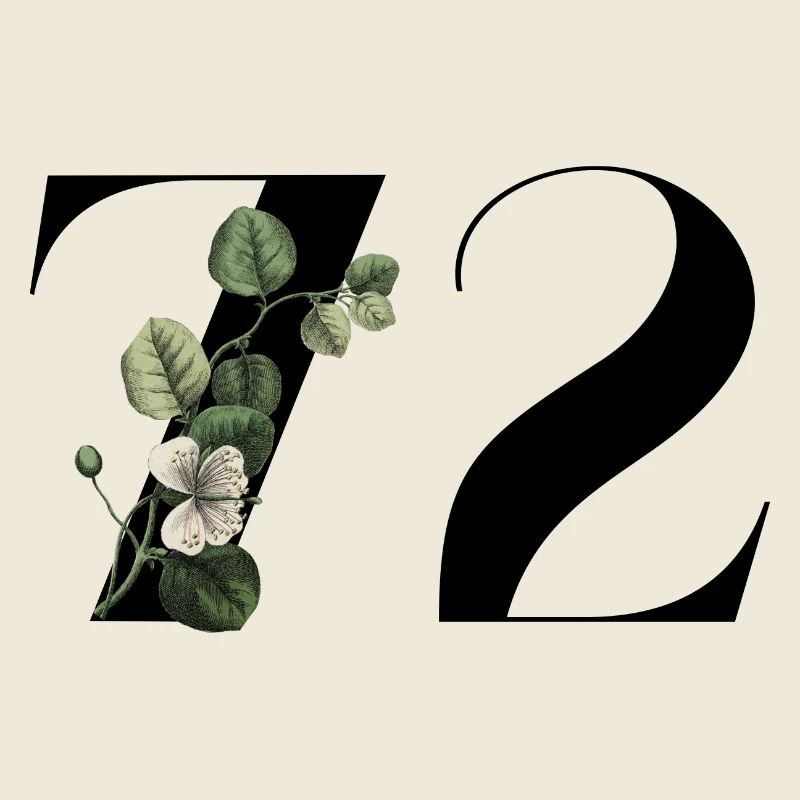 Nummer 72 Blumengrün - 72. Blumengeburtstag