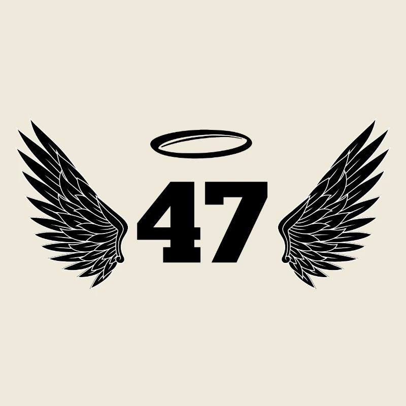 Numéro 47 ange - 47e anniversaire ailes