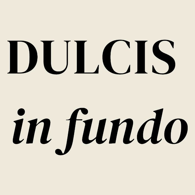Dulcis in fundo – Phrase latine élégante