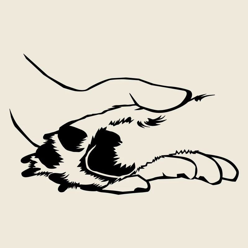 Hund in Hand
