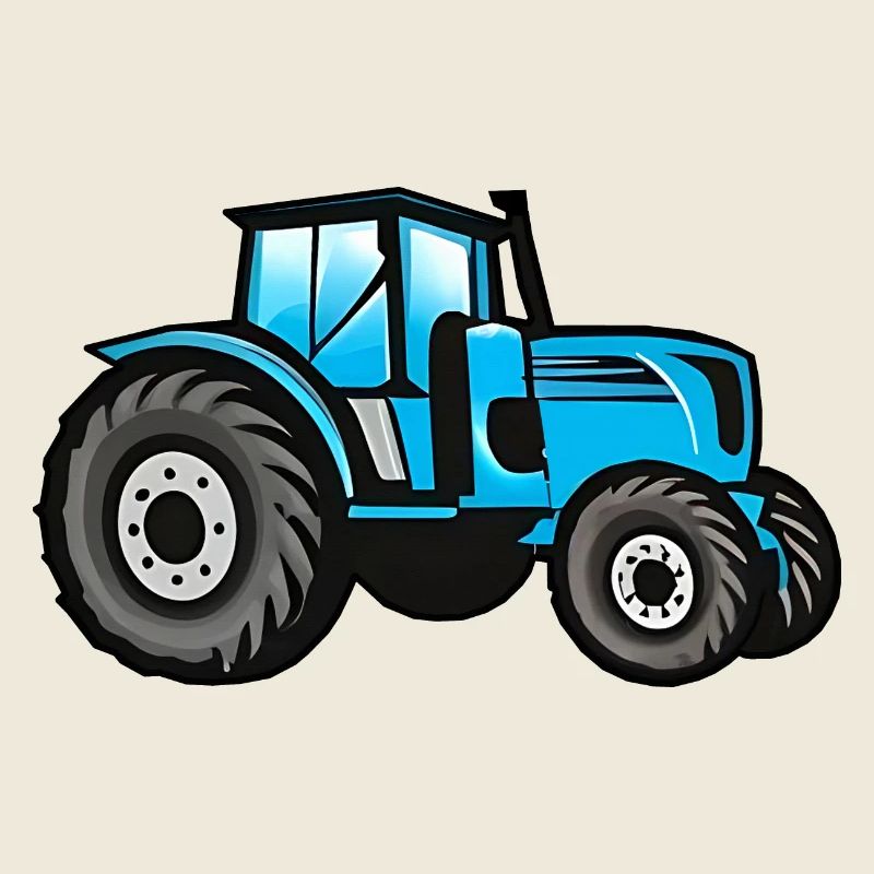 Großer Blauer Traktor