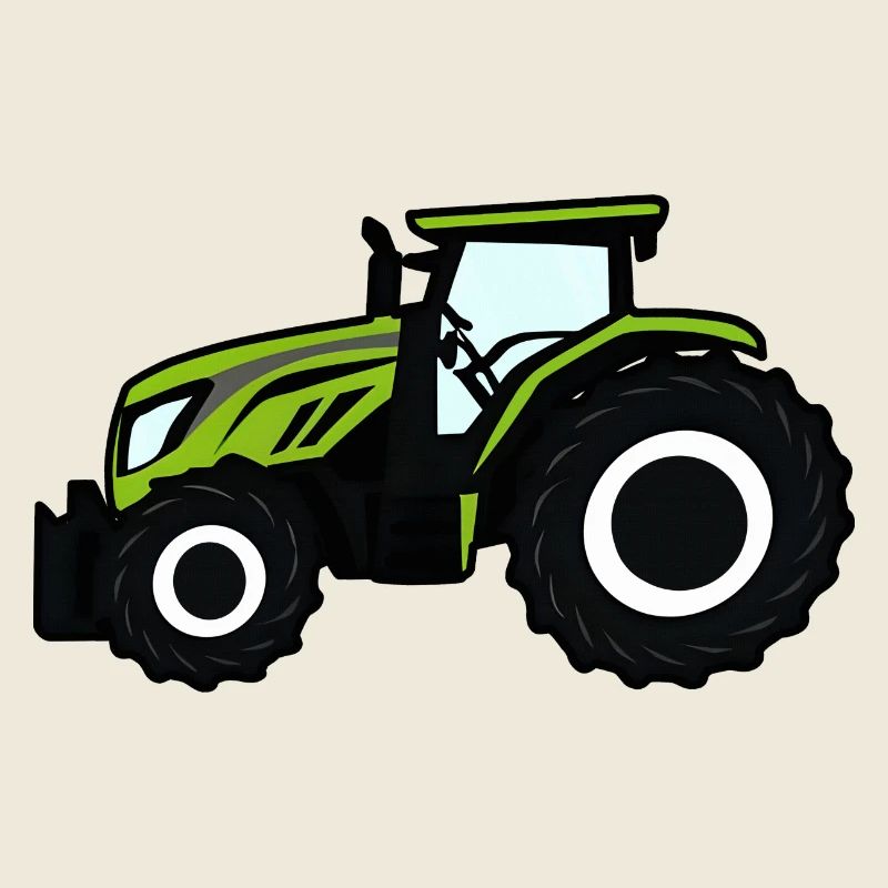 Tracteur vert