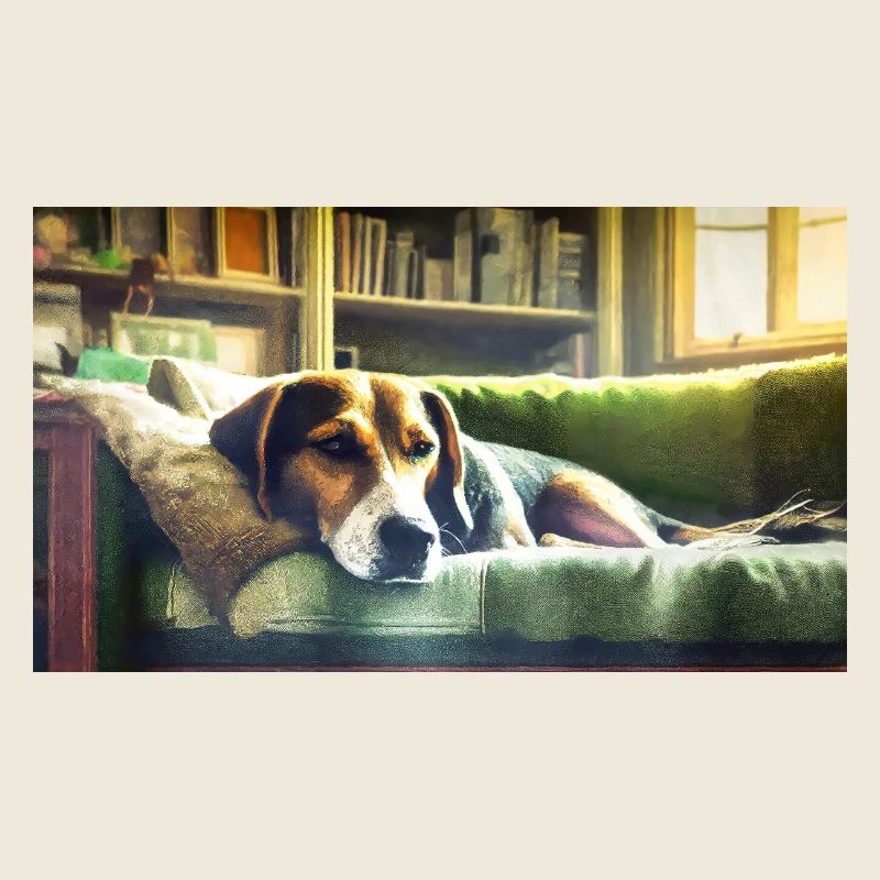 Animaux mignons qui se détendent – chien