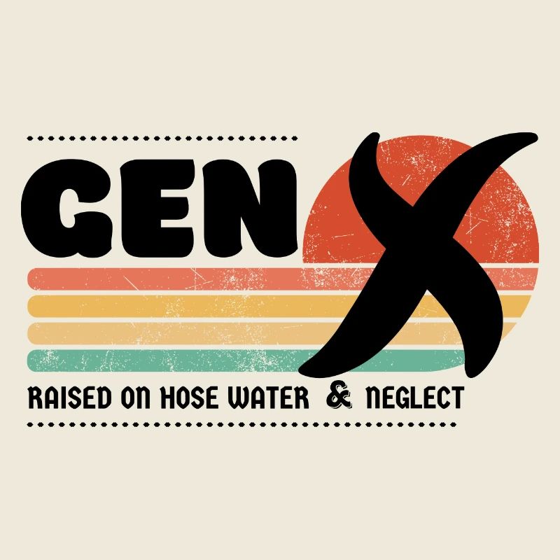 Gen X Sunset - Schwarz