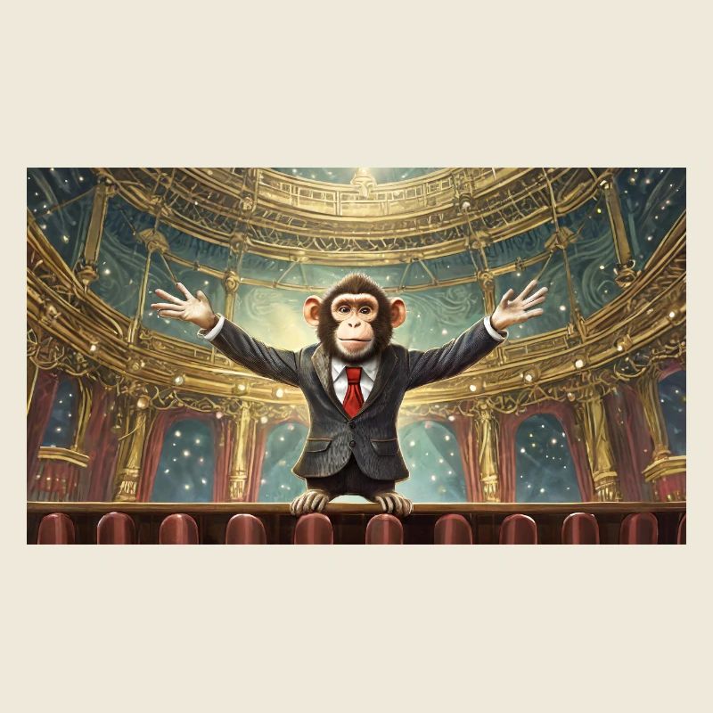 Pun ambiguous expression – Affentheater (farce)