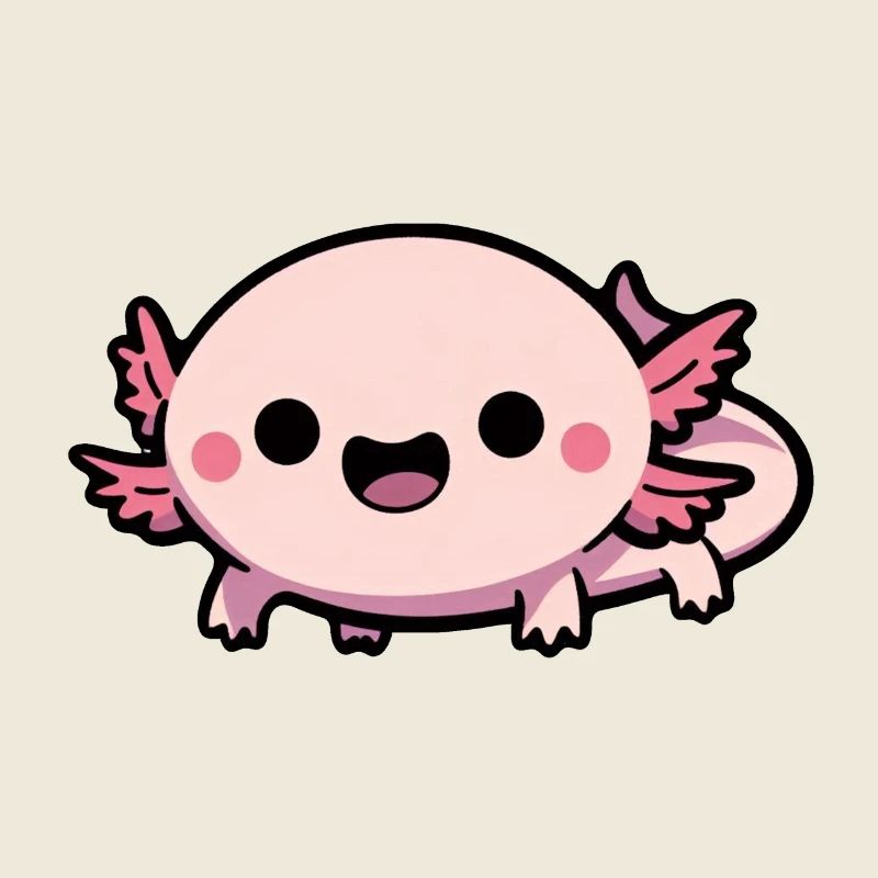 Chibi Axolotl mignon