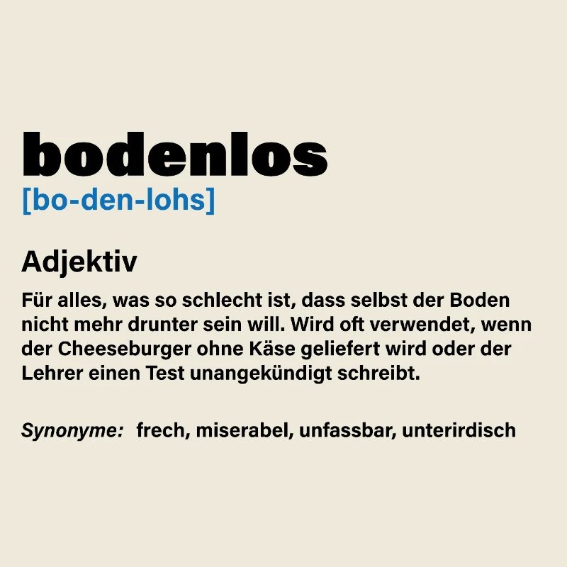 Bottomless – When it's really too much