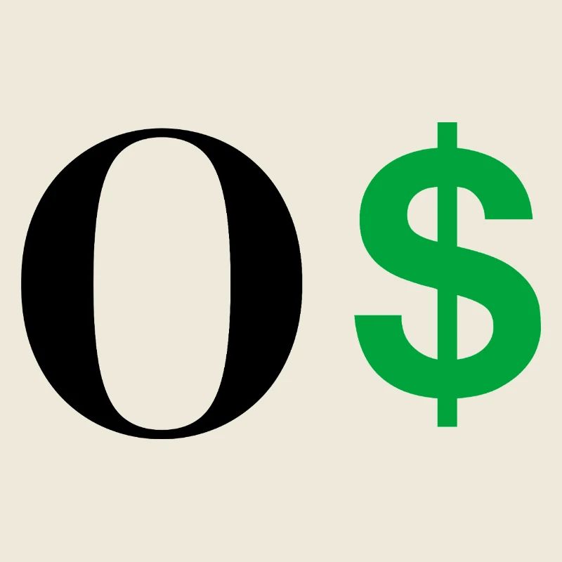Buchstabe o Dollar