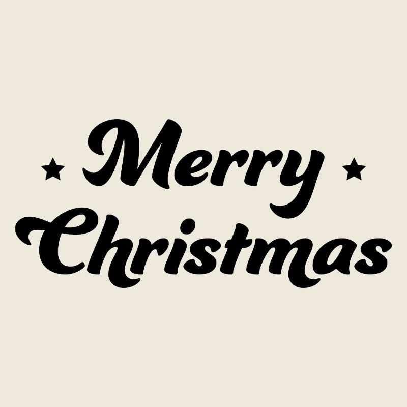 Joyeux Noël astérisque noir