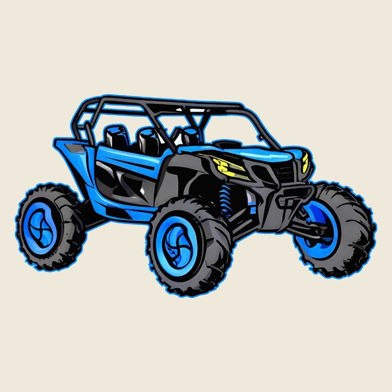 Buggy tout-terrain bleu