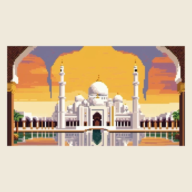 Sheikh Zayed Grand Mosque, Abu Dhabi, UAE, Pixel A