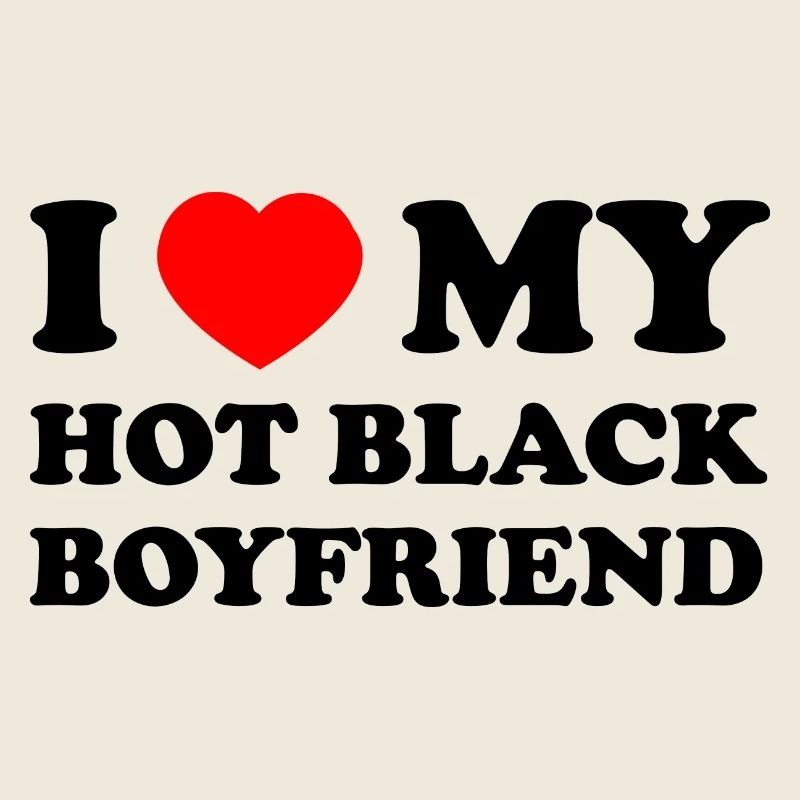 J’aime mon petit ami noir chaud